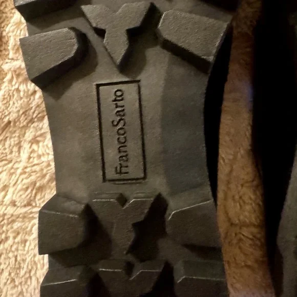 Franco Sarto Glossy Black Womens Loafers Size 8.5W (closer to 8) - Picture 5 of 10